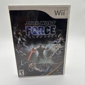 Star Wars: The Force Unleashed for Wii - Black Cover